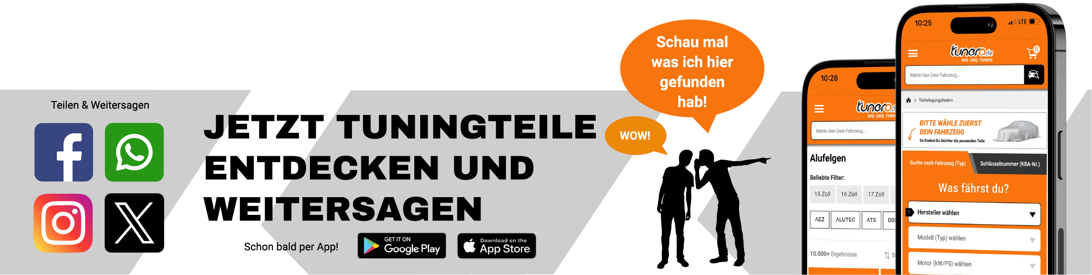 Tunero weiterempfehlen